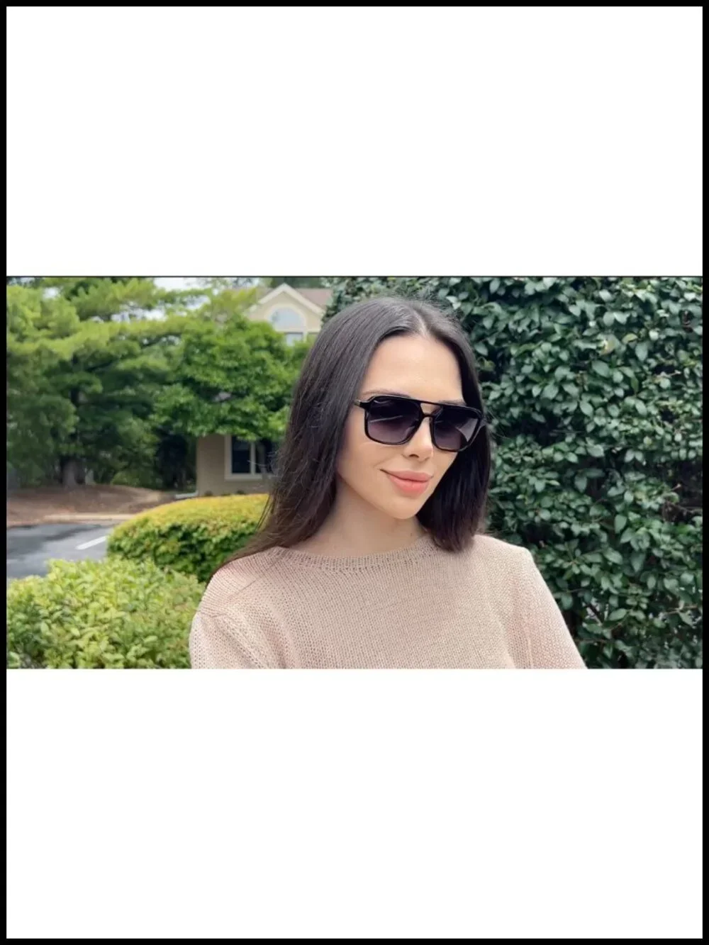 Retro Polarized Aviator Sunglasses UV400 Vintage Square Shades